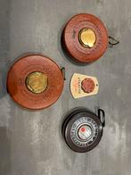 Vintage Meetlinten Set Stabila en BMI, Doe-het-zelf en Verbouw, Meetapparatuur, Ophalen of Verzenden, Zo goed als nieuw, Afstand