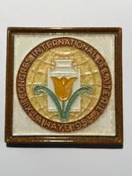 Porceleyne Fles Delft Cloisonne Tegel, Antiek en Kunst, Ophalen of Verzenden