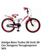 Stoere BMX  jongensfiets Amigo BMX Turbo 20 inch, Ophalen, Staal, Stuur 360° draaibaar, 16 tot 20 inch