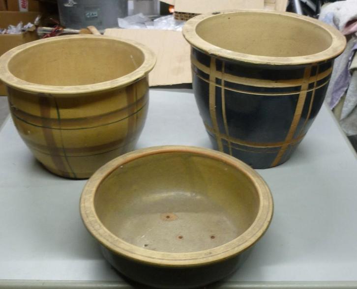 Diverse bloempotten, pot, schaal, bloempot, Tuin en Terras, Bloempotten, Gebruikt, Aardewerk, Balkon, Tuin, Minder dan 40 cm, 25 tot 40 cm