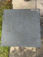 Beton tegels 60x60x4 - 12 stuks - antraciet - gratis, Ophalen, Zo goed als nieuw, Beton, Terrastegels