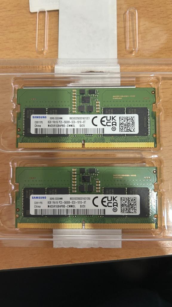 2 x 8 GB (16GB totaal) DDR5 5600 SODIMM geheugen, Computers en Software, RAM geheugen, Zo goed als nieuw, Laptop, 16 GB, DDR5