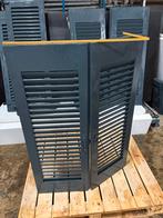 HOUTEN RAAMLUIKEN LOUVRE, Doe-het-zelf en Verbouw, Deuren en Horren, Ophalen, Gebruikt, Minder dan 80 cm, Overige typen