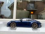 1:18 Porsche 911 992 GT3 Touring blauw 2021 Norev, Hobby en Vrije tijd, Modelauto's | 1:18, Auto, Norev, Norev, Zo goed als nieuw