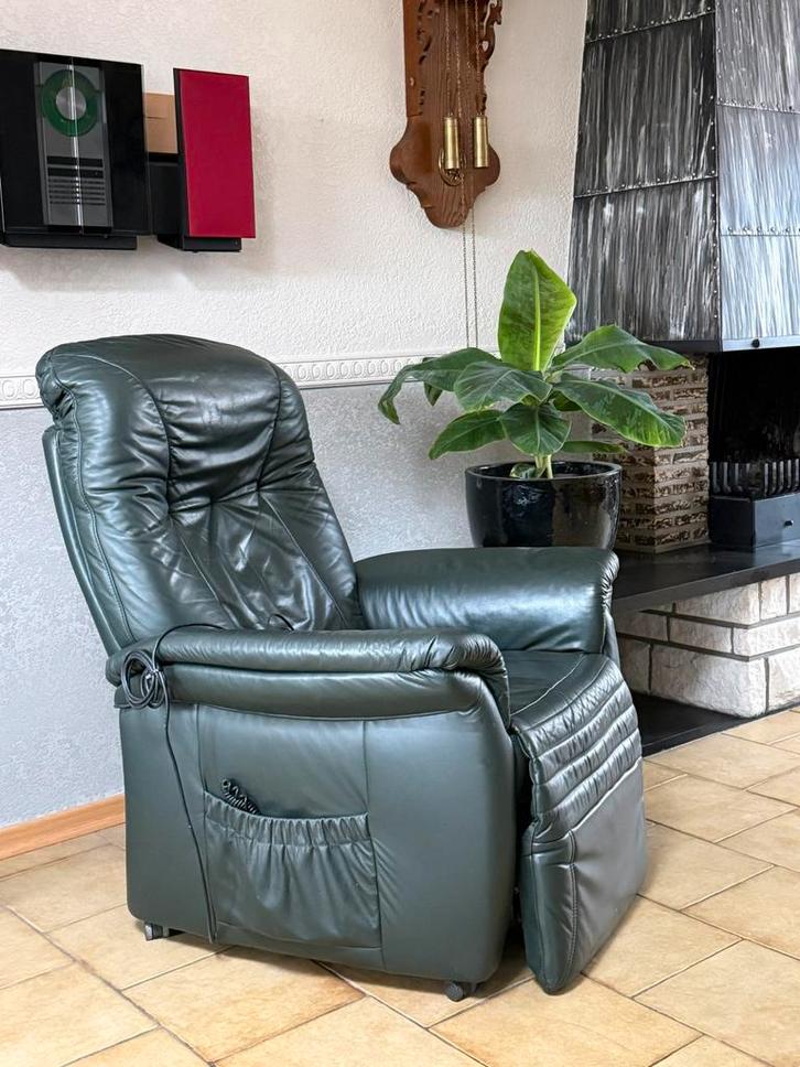 Himolla leren relex fauteuil…, Huis en Inrichting, Fauteuils, Zo goed als nieuw, Leer, 75 tot 100 cm, 75 tot 100 cm, Ophalen