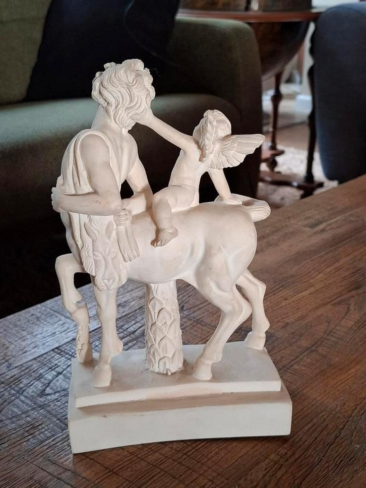 Centaur met Cupido Beeld, Antiek en Kunst, Kunst | Beelden en Houtsnijwerken, Ophalen of Verzenden
