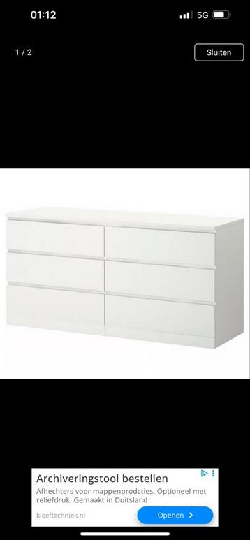 Ikea Ladekast met 6 Lades