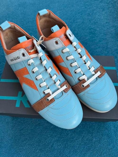 NIEUW Kamu-Gutsu sneakers EU46 Blauw/Oranje, Kleding | Heren, Schoenen, Nieuw, Sneakers of Gympen, Blauw, Verzenden