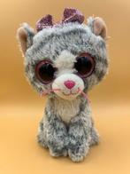 TY beanie boo knuffel - Kiki de kat (15cm), Ophalen of Verzenden, Gebruikt, Poes