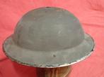 Britse Mk2 Combat Helm B.E.F. Wo2, Ophalen of Verzenden, Landmacht, Engeland, Helm of Baret