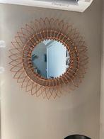 Rotan spiegel, Huis en Inrichting, Ophalen, Zo goed als nieuw, Rond, Minder dan 50 cm