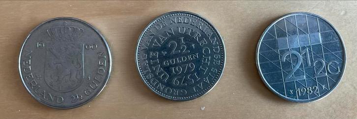 3 Rijksdaalders Juliana & Beatrix, Postzegels en Munten, Munten | Nederland, Losse munt, 2½ gulden, Koningin Juliana, Zilver, Ophalen of Verzenden