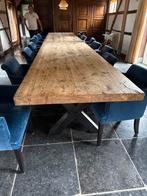 Grote houten eettafel - 3 meter lang!, Huis en Inrichting, Ophalen, Gebruikt, 100 tot 150 cm, Eikenhout
