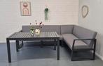 Nette diningset/loungeset/tuinset met eettafel, Ophalen, 5 zitplaatsen, Aluminium, Zo goed als nieuw