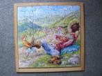 Rolf houten puzzel met 64 stukjes Klein Duimpje., Ophalen of Verzenden, Meer dan 50 stukjes, Zo goed als nieuw