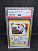 Lugia Holo Neo Genesis PSA 8, Hobby en Vrije tijd, Verzamelkaartspellen | Pokémon, Ophalen of Verzenden, Zo goed als nieuw, Losse kaart