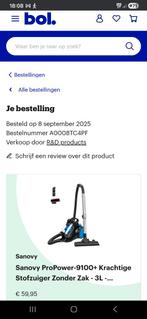 ZGAN stofzuiger 2 maand oud, Witgoed en Apparatuur, Stofzuigers, Ophalen, Stofzuiger, Zo goed als nieuw, Minder dan 1200 watt