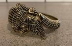 Prachtige armband krokodil crocodile, Ophalen of Verzenden, Zo goed als nieuw, Goud
