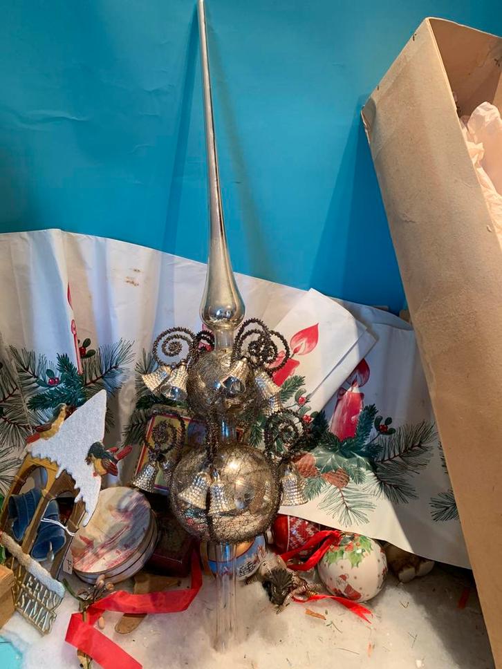 Super grote piek met bellen. 70 cm, Diversen, Kerst, Gebruikt, Ophalen of Verzenden