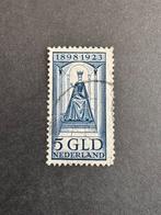 1923 25-jarig regeringsjub Kon Wilh NVPH nr 131 gst (lees b), Verzenden, T/m 1940, Gestempeld