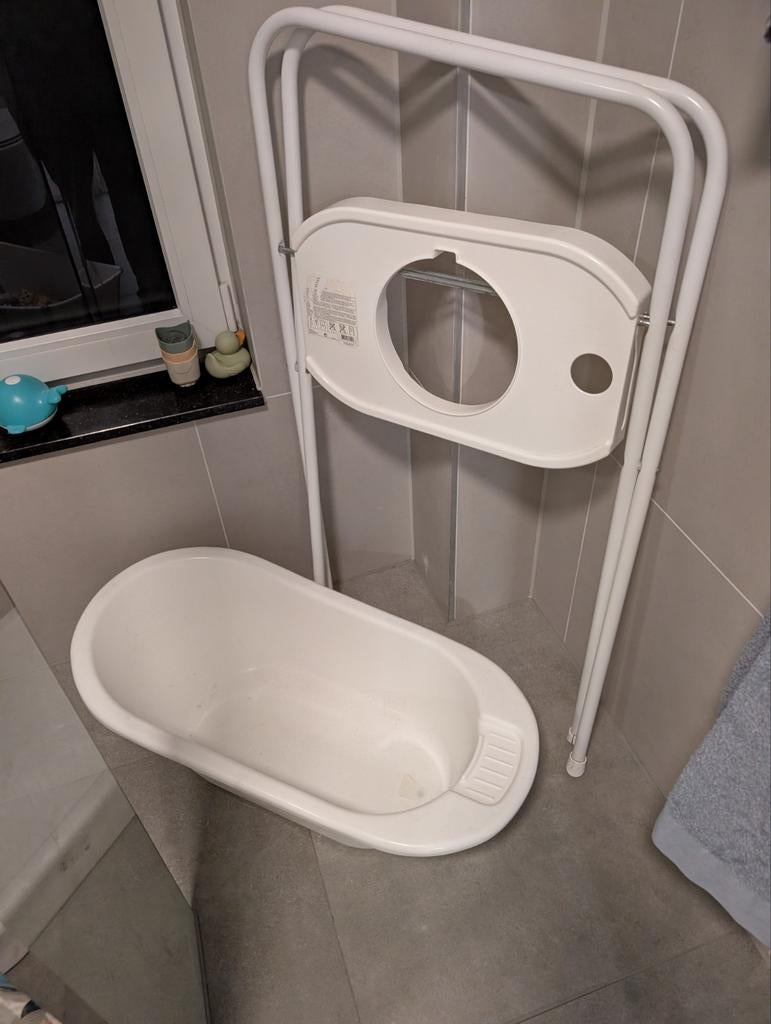 Babybad met standaard, Kinderen en Baby's, Badjes en Verzorging, Ophalen, Gebruikt, Badje, Hema