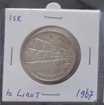 Israël 10 Lirot 1967 ""6 daagse oorlogsoverwinning" zilver, Verzenden, Midden-Oosten, Losse munt, Zilver