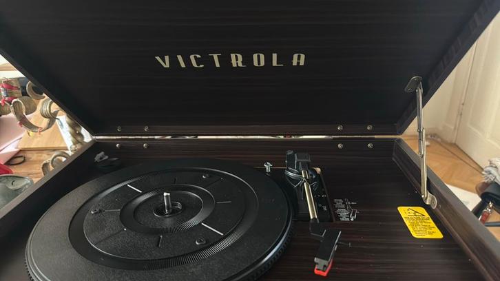 Retro Platenspeler, 6 in 1 vooot CD, Platen, cassette, radio, Audio, Tv en Foto, Platenspelers, Zo goed als nieuw, Overige merken