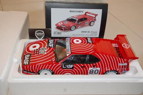 1:12 BMW M1 PROCAR BASF #80 Minichamps WRH, Hobby en Vrije tijd, Modelauto's | 1:5 tot 1:12, Zo goed als nieuw, Auto, 1:9 t/m 1:12
