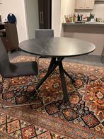 Ikea tafel met marmerlook blad, Ophalen, Gebruikt, 100 tot 150 cm, Rond