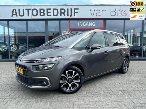 Citroen Grand C4 SpaceTourer 1.2 130PK Shine | Leder |Camera, Auto's, Citroën, Bedrijf, Te koop, C4 (Grand) Picasso, ABS, Achteruitrijcamera