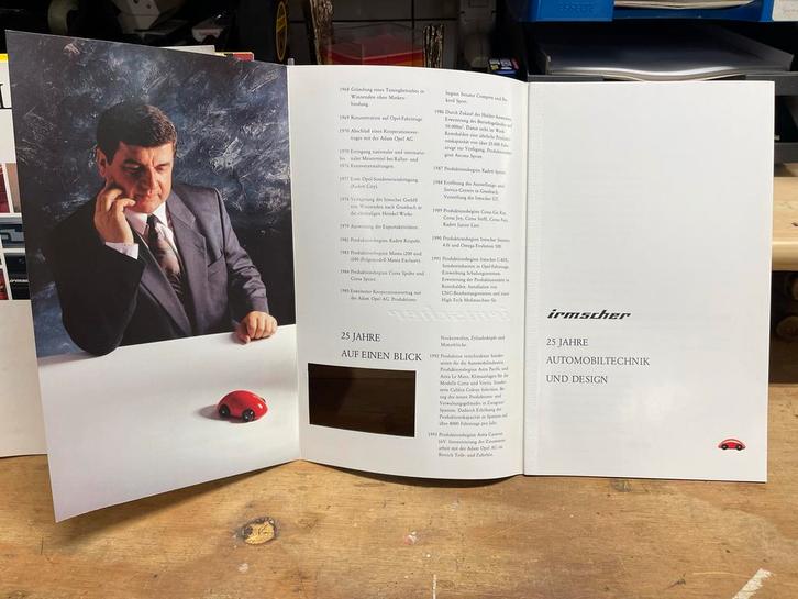 Irmscher Boekjes/Folders - Opel Tuning, Boeken, Catalogussen en Folders, Gelezen, Folder, Ophalen of Verzenden