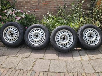 ☑️ 4x100 BMW E30 / VW Golf velgen met winterbanden 14 inch beschikbaar voor biedingen