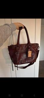 Cowboysbag kleur Burgundy, Ophalen of Verzenden, Gebruikt, Overige merken, Leer