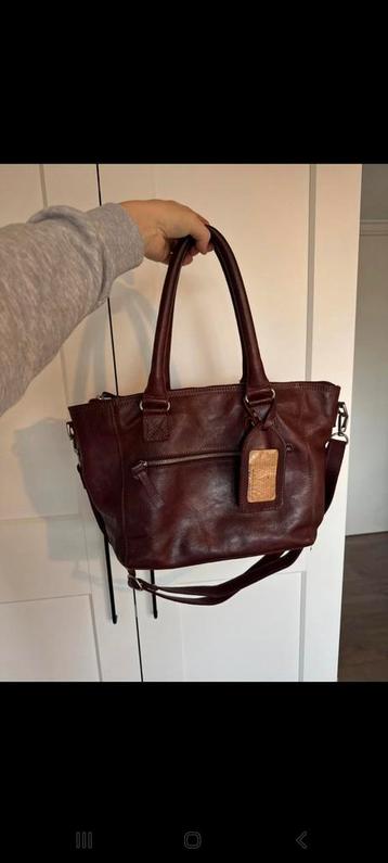 Cowboysbag kleur Burgundy  beschikbaar voor biedingen