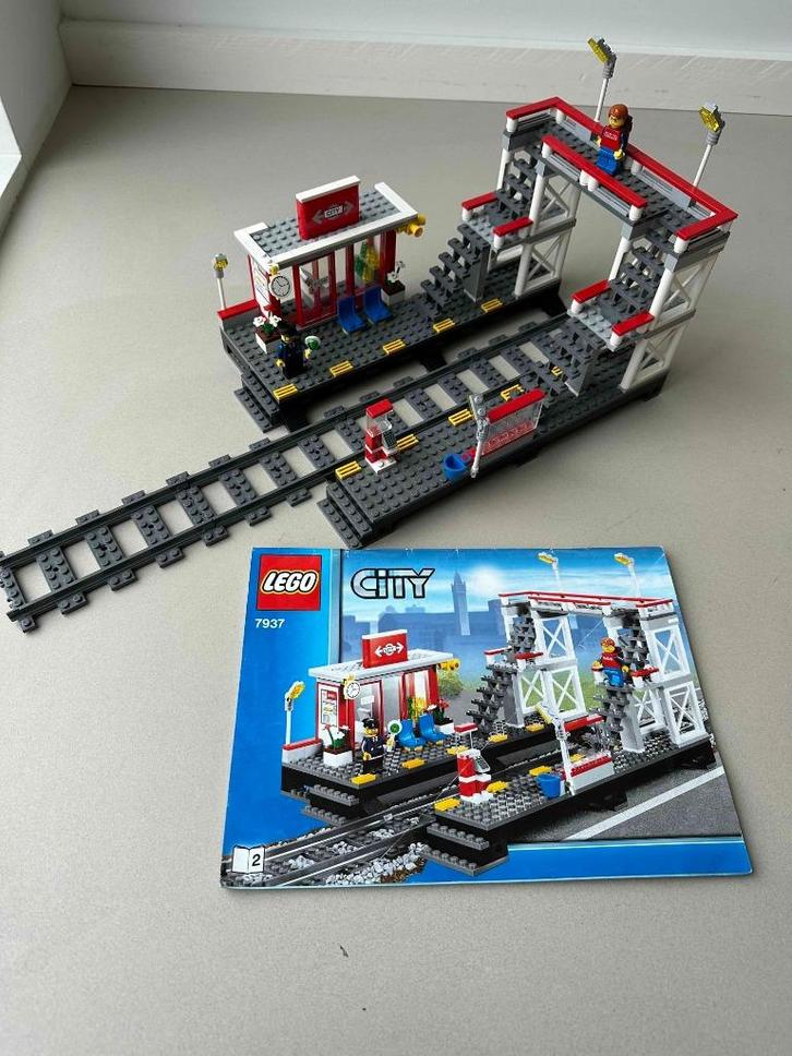 LEGO City Spoorwegstation 7937, Kinderen en Baby's, Speelgoed | Duplo en Lego, Zo goed als nieuw, Lego, Complete set, Ophalen of Verzenden