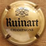 Champagnecapsule RUINART brons goud & zwart nr. 62, Ophalen of Verzenden, Nieuw, Frankrijk, Champagne