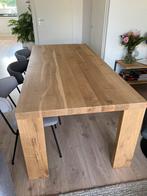 Eikenhouten tafel. 220x100. Gelakt met Skylt lak., Huis en Inrichting, Tafels | Eettafels, Ophalen, Gebruikt, Eikenhout, 200 cm of meer