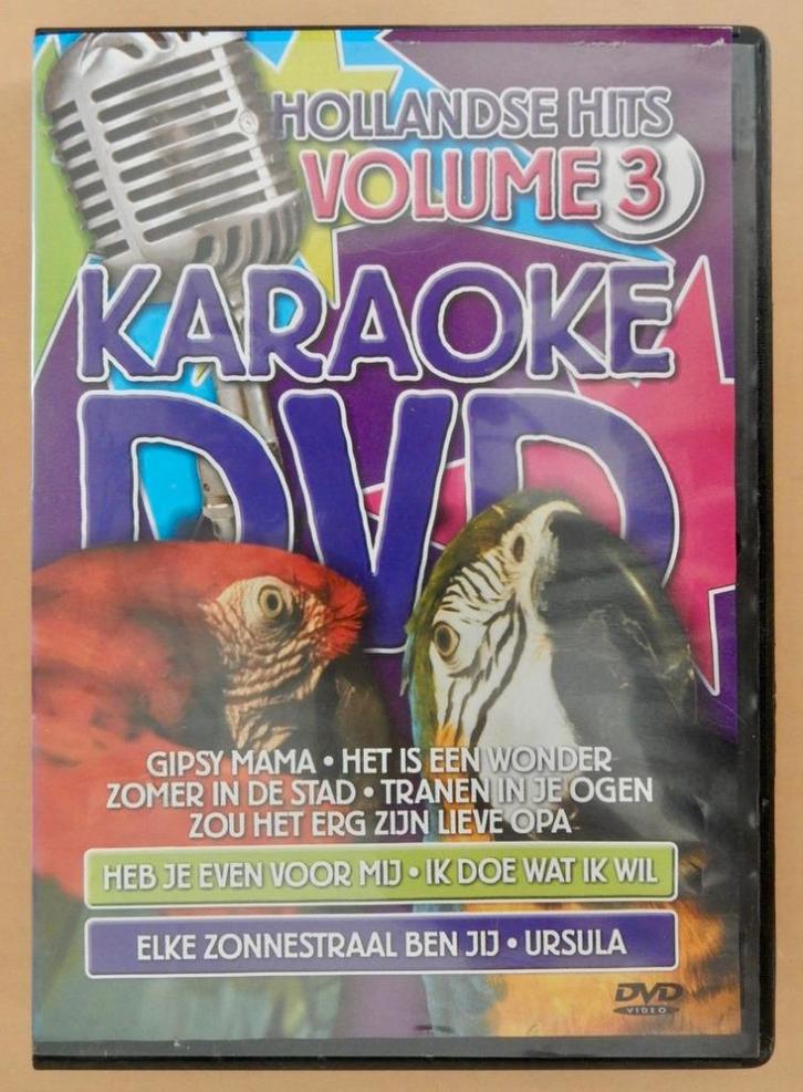 Karaoke Hollandse Hits Volume 3 NIEUWSTAAT 3+1 gratis, Cd's en Dvd's, Dvd's | Muziek en Concerten, Zo goed als nieuw, Muziek en Concerten
