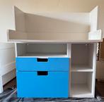 Ikea Smastad commode/bureau wit/blauw met 2 lades, Kinderen en Baby's, Kinderkamer | Commodes en Kasten, Ophalen, 50 tot 70 cm