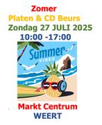 Zomer platen & CD beurs WEERT, Ophalen of Verzenden