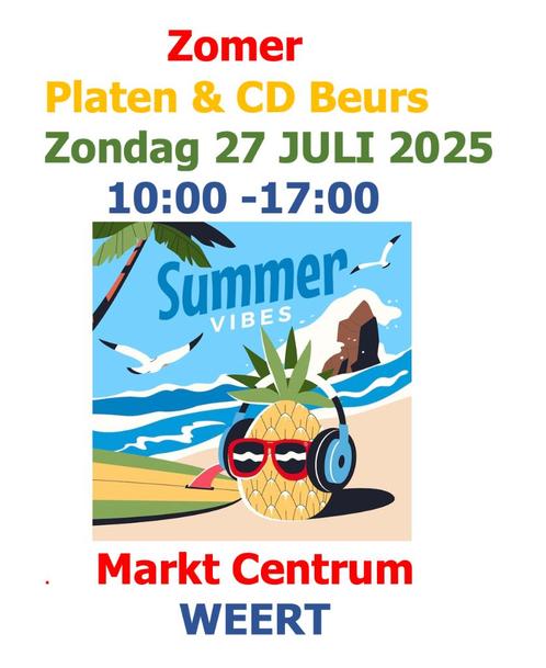 Zomer platen & CD beurs WEERT, Cd's en Dvd's, Vinyl | Pop, Ophalen of Verzenden