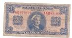 Nederland 1945 - 21/2 Gulden, Ophalen of Verzenden, 2½ gulden, Los biljet