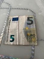 Halve 5 euro biljet (2), Postzegels en Munten, Bankbiljetten | Europa | Eurobiljetten, Ophalen of Verzenden, Overige landen, 5 euro