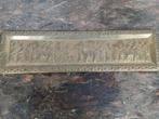 Oude Decoratief wandbord  59,5x16cm, Antiek en Kunst, Antiek | Koper en Brons, Ophalen of Verzenden