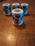 Vintage 4 mini kaarsenhouders jaren 70, Ophalen of Verzenden, Zo goed als nieuw