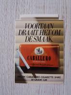 sticker VOORTAAN DRAAIT HETOM DE SMAAK CABALLERO, Ophalen of Verzenden, Zo goed als nieuw, Merk