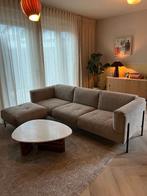 Drie / 3-zits bank The Duke + Hocker Sissy-Boy Taft Naturel, Huis en Inrichting, Driepersoons, 75 tot 100 cm, Zo goed als nieuw