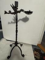 "Art deco" asbak op standaard, draak met vleugels (H) 79 cm., Ophalen of Verzenden