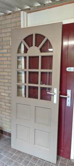 2 stuks Taupe mooie hoge kwaliteit binnendeuren, Ophalen, 80 tot 100 cm, Binnendeur, Zo goed als nieuw