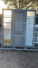 (9) Nieuwe aluminium voordeur met zijlichten (beschadigd), Doe-het-zelf en Verbouw, Kozijnen en Schuifpuien, 150 tot 225 cm, Nieuw